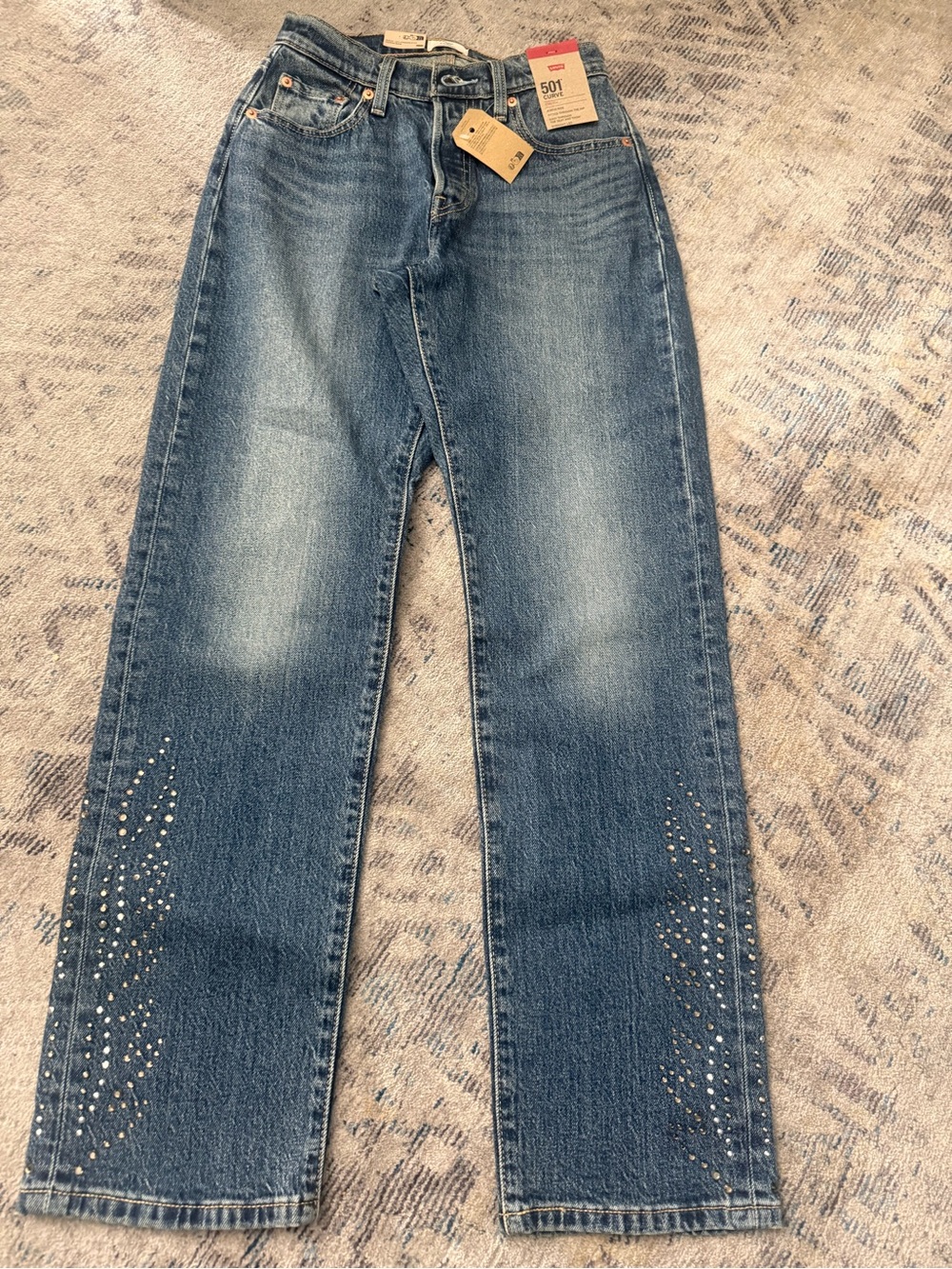 Levi's blue denim jacket with rear pockets - Picture 15 of 16